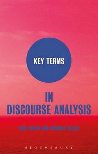 Cover image for Key Terms in Discourse Analysis