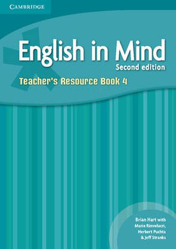 Cover image for English in Mind Level 4 Teacher's Resource Book