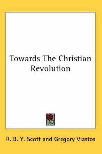 Cover image for Towards the Christian Revolution