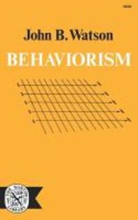 Cover image for Behaviorism