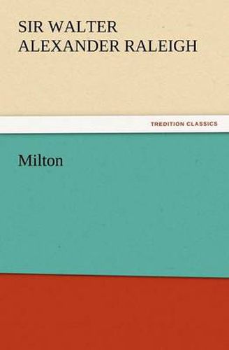 Cover image for Milton