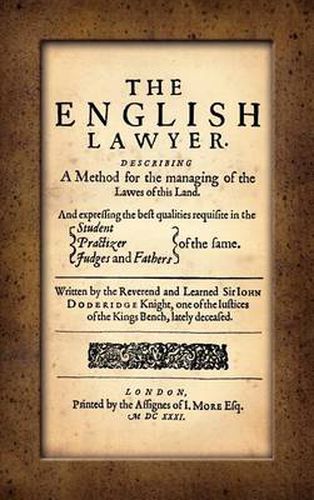 Cover image for The English Lawyer