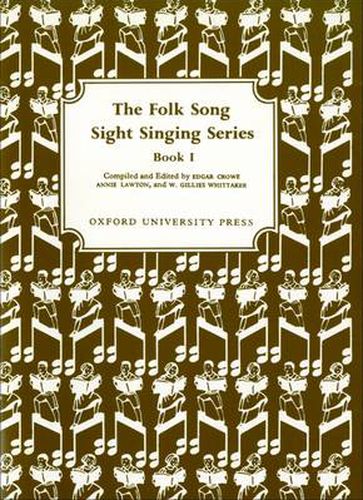 Cover image for Folk Song Sight Singing Book 1