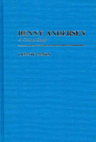 Cover image for Benny Andersen: A Critical Study