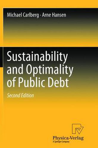 Cover image for Sustainability and Optimality of Public Debt