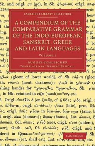 Cover image for A Compendium of the Comparative Grammar of the Indo-European, Sanskrit, Greek and Latin Languages