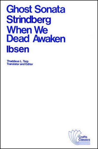 Cover image for Ghost Sonata and When We Dead Awaken - A Dramatic Epilogue in Three Acts