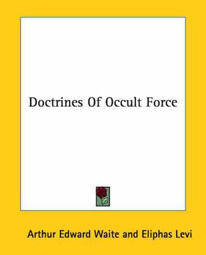 Cover image for Doctrines of Occult Force