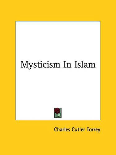 Cover image for Mysticism in Islam