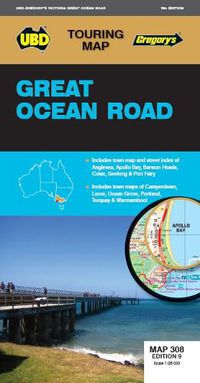 Cover image for Great Ocean Road Map 308 9th