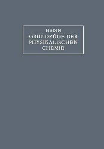 Cover image for Grundzuge Der Physikalischen Chemie in Ihrer Beziehung Zur Biologie