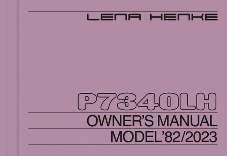 Cover image for Lena Henke: P7340lh