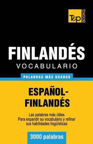 Vocabulario espanol-finlandes - 3000 palabras mas usadas