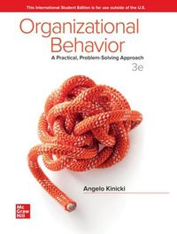 Cover image for ISE Organizational Behavior: A Practical, Problem-Solving Approach