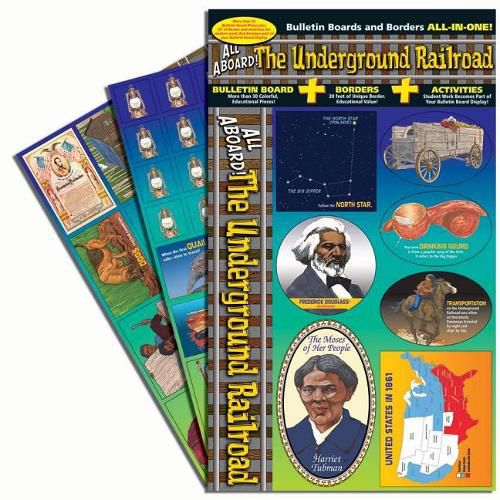 Cover image for All Aboard! the Underground Railroad Bulletin Boards with Borders