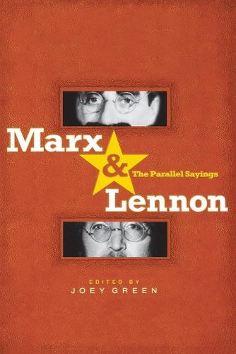 Cover image for Marx & Lennon: The Parallel Sayings