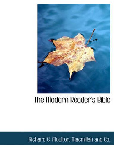 Cover image for The Modern Reader's Bible