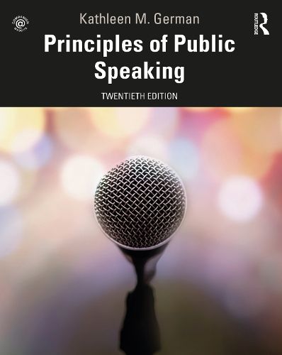 Cover image for Principles of Public Speaking