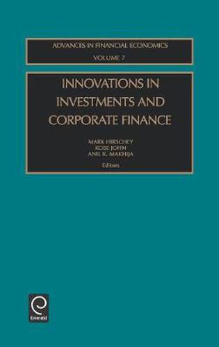 Cover image for Innovations in Investments and Corporate Finance