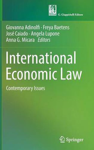 Cover image for International Economic Law: Contemporary Issues