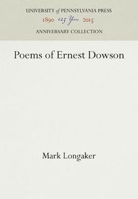 Cover image for Poems of Ernest Dowson