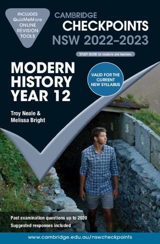 Cover image for Cambridge Checkpoints NSW Modern History Year 12 2022-2023