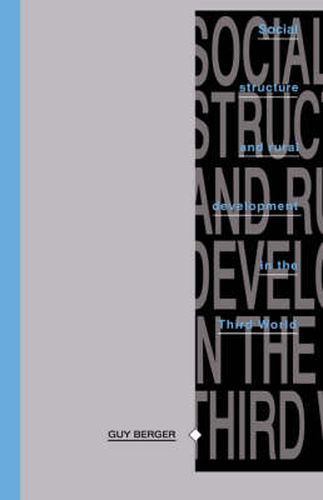 Cover image for Social Structure and Rural Development in the Third World