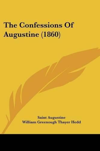 Cover image for The Confessions of Augustine (1860)