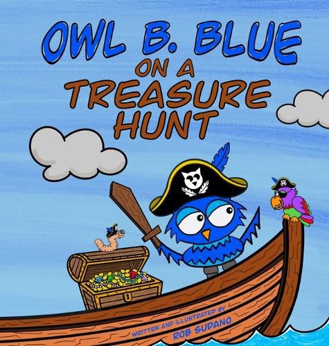 Cover image for Owl B. Blue on a Treasure Hunt