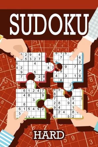 Cover image for Sudoku - Hard: 200 Hard Puzzles, Sudoku Hard Puzzle Books Including Instructions and Answer Keys