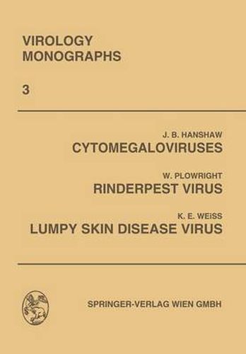 Cover image for Cytomegaloviruses. Rinderpest Virus. Lumpy Skin Disease Virus