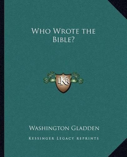 Cover image for Who Wrote the Bible?