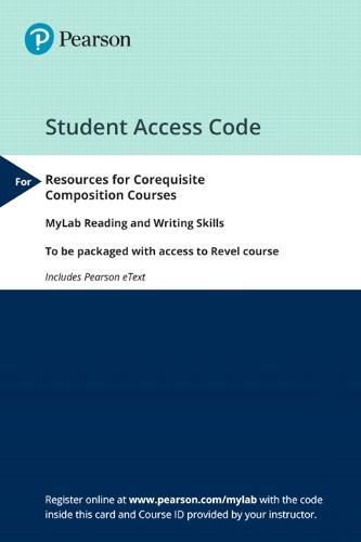 Cover image for Mylab Reading and Writing Skills -- Valuepack Access Card -- For Resources for Corequisite Composition Courses