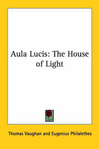 Cover image for Aula Lucis: The House of Light