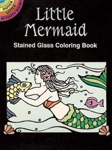 Cover image for Little Mermaid Stained Glass Coloring Book