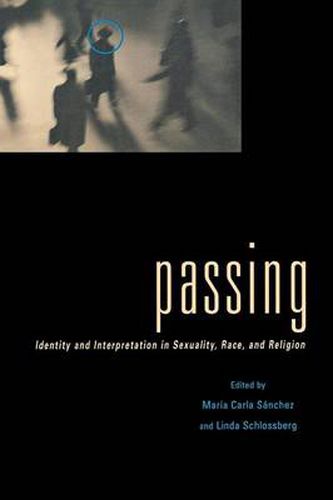 Cover image for Passing: Identity and Interpretation in Sexuality, Race, and Religion