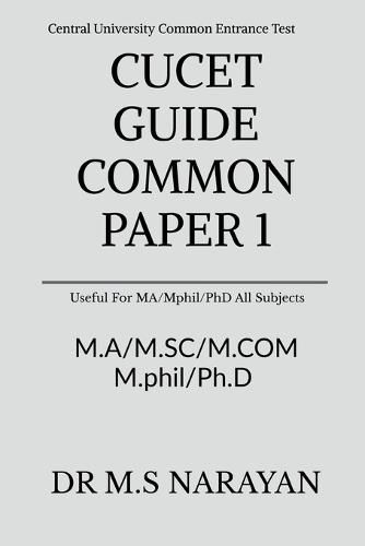 Cover image for Cucet Guide Common Paper 1