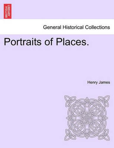 Cover image for Portraits of Places.