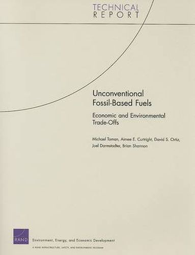 Cover image for Unconventional Fossil-based Fuels: Economic and Environmental Trade-offs