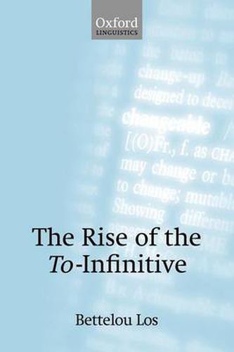 Cover image for The Rise of the To-infinitive