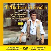 Cover image for Rossini Il Barbiere Di Siviglia 2cd/bluray Audio Barber Seville