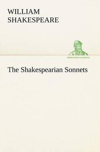 Cover image for The Shakespearian Sonnets