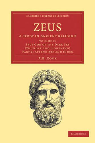 Cover image for Zeus: A Study in Ancient Religion