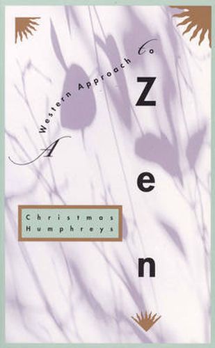 Cover image for A Western Approach to ZEN