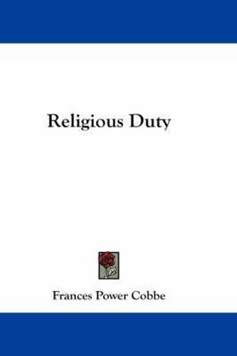 Cover image for Religious Duty