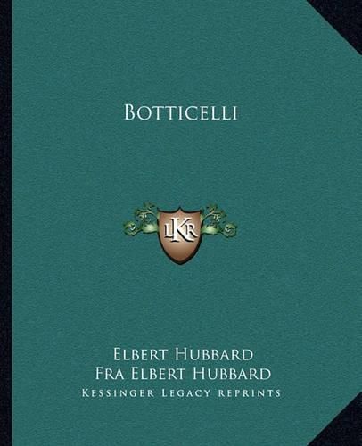 Cover image for Botticelli