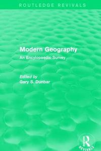 Cover image for Modern Geography: An Encylopaedic Survey