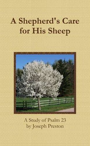Cover image for A Shepherd's Care for His Sheep: A Study of Psalm 23