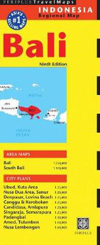 Cover image for Bali Travel Map Ninth Edition