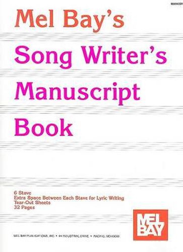 Cover image for Song Writers Manuscript Book